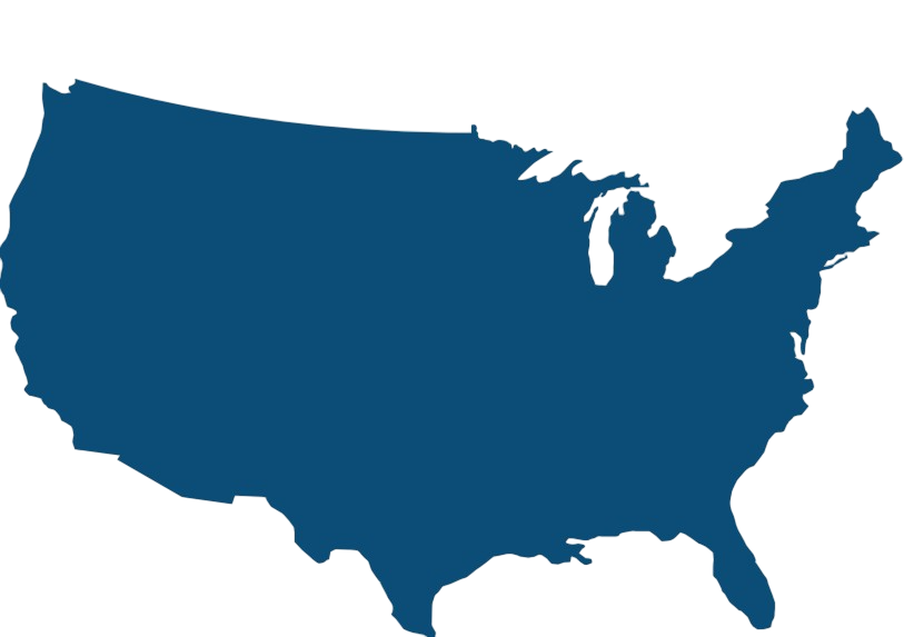 USA dotted map